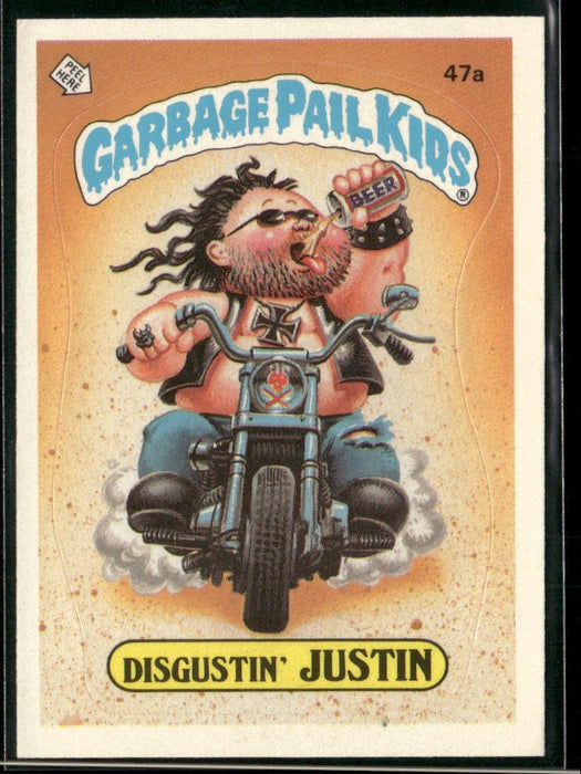 1985 Topps Garbage Pail Kids Series 2 #47a Disgustin' Justin