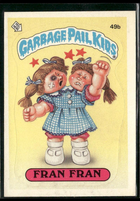 1985 Topps Garbage Pail Kids Series 2 #49b Fran Fran