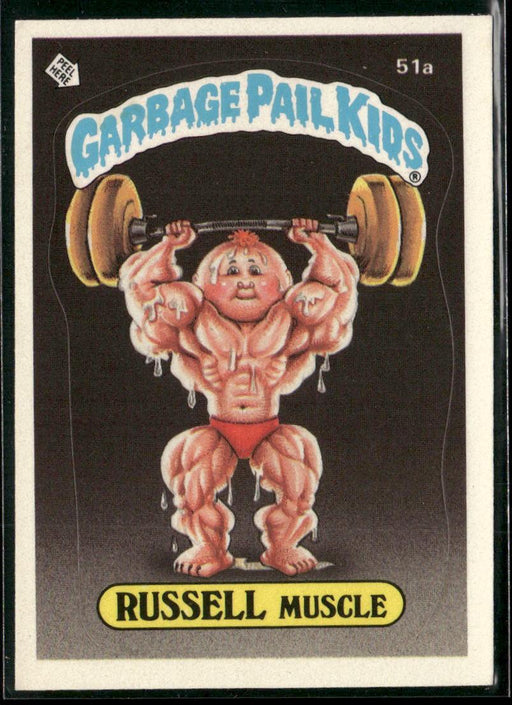 1985 Topps Garbage Pail Kids Series 2 #51a Russell Muscle