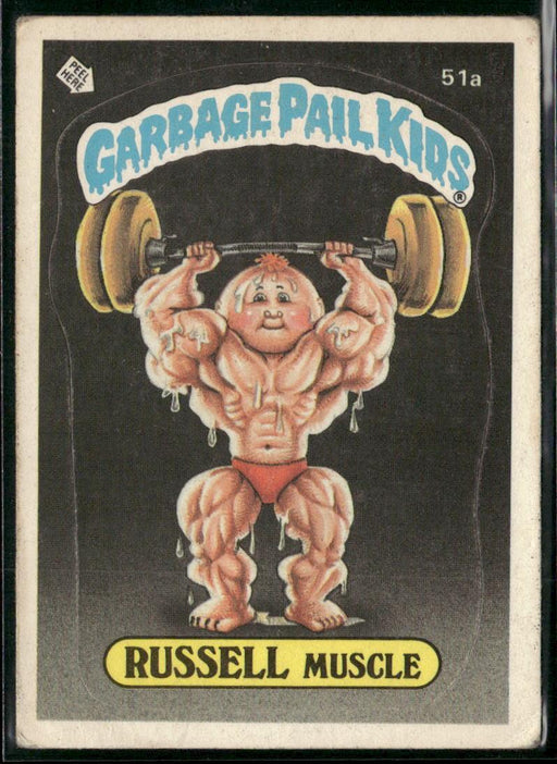 1985 Topps Garbage Pail Kids Series 2 #51a Russell Muscle