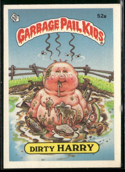 1985 Topps Garbage Pail Kids Series 2 #52a Dirty Harry