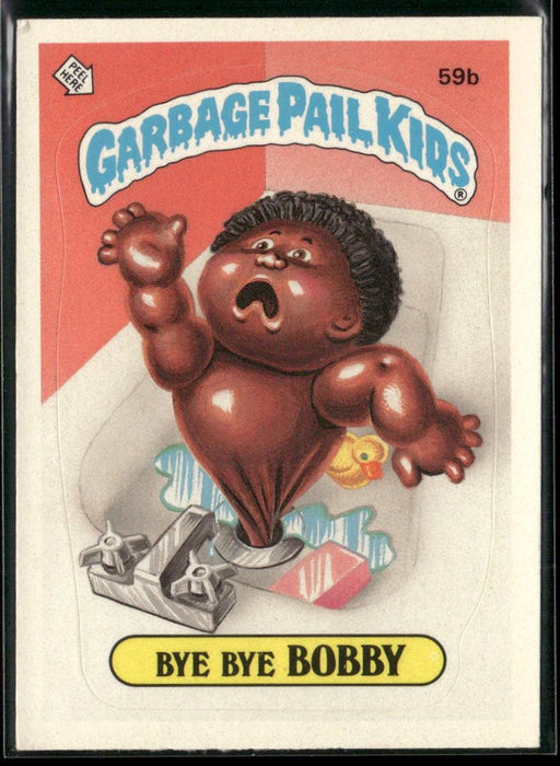 1985 Topps Garbage Pail Kids Series 2 #59b Bye Bye Bobby