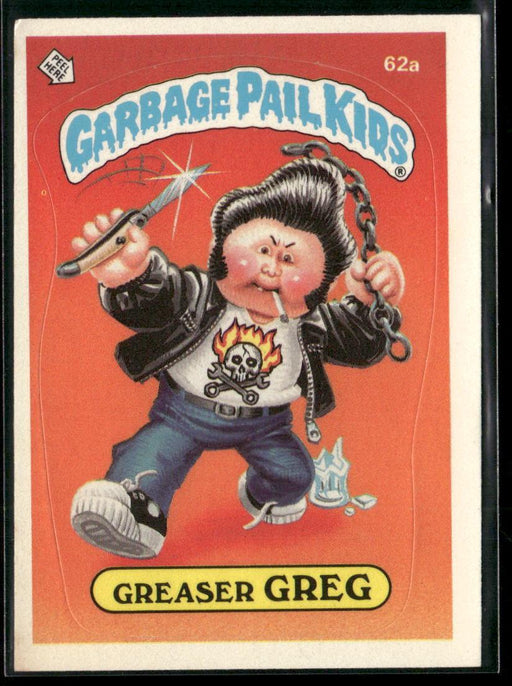 1985 Topps Garbage Pail Kids Series 2 #62a Greaser Greg