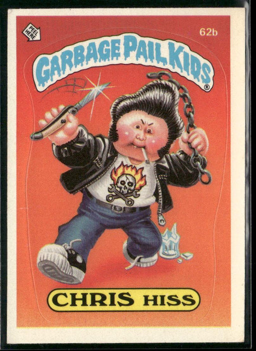 1985 Topps Garbage Pail Kids Series 2 #62b Chris Hiss