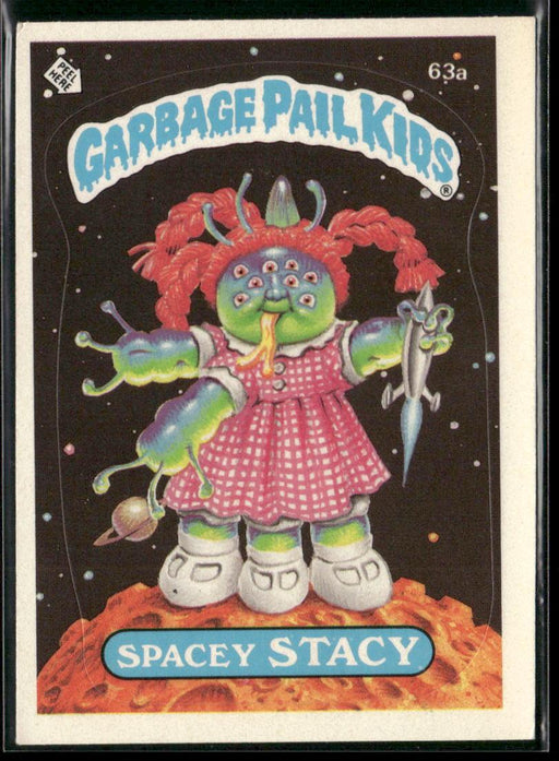 1985 Topps Garbage Pail Kids Series 2 #63a Spacey Stacy