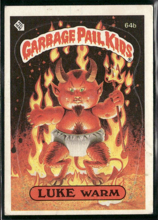 1985 Topps Garbage Pail Kids Series 2 #64b Luke Warm