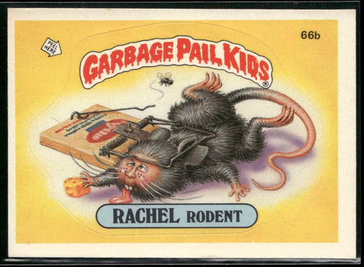 1985 Topps Garbage Pail Kids Series 2 #66b Rachel Rodent