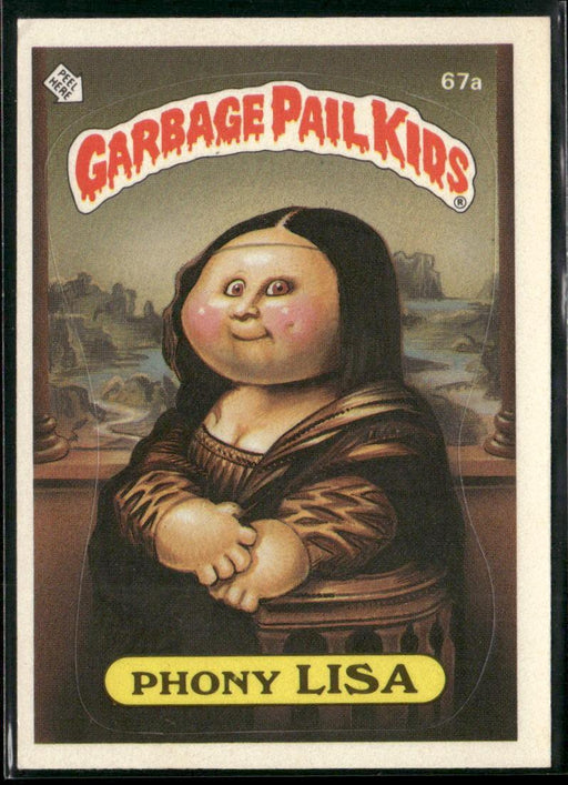 1985 Topps Garbage Pail Kids Series 2 #67a Phony Lisa