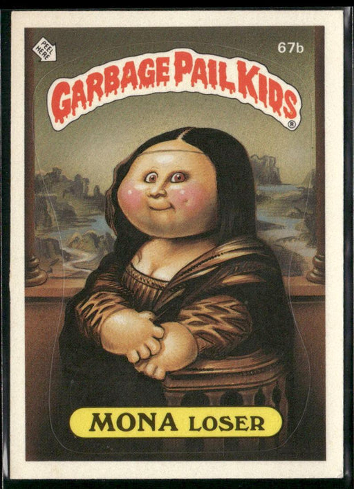 1985 Topps Garbage Pail Kids Series 2 #67b Mona Loser