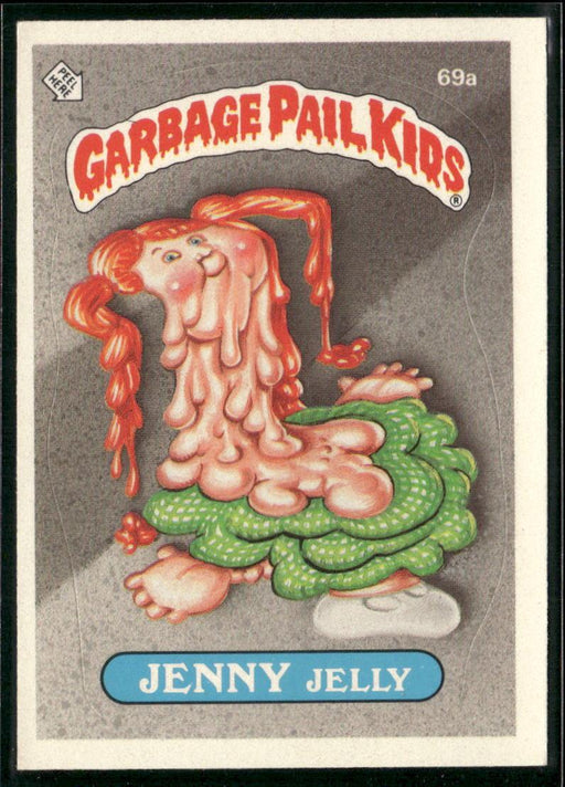 1985 Topps Garbage Pail Kids Series 2 #69a Jenny Jelly