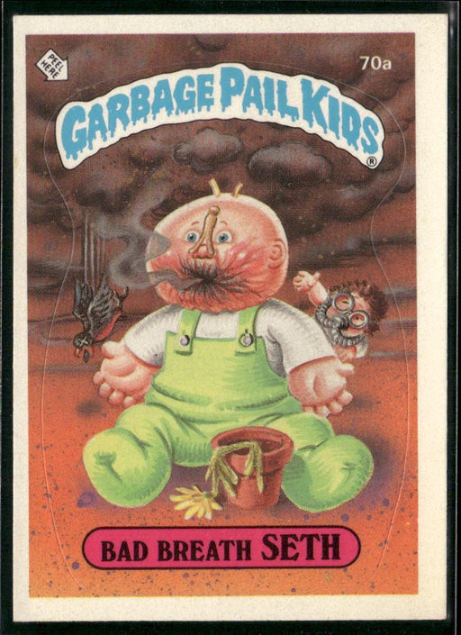 1985 Topps Garbage Pail Kids Series 2 #70a Bad Breath Seth