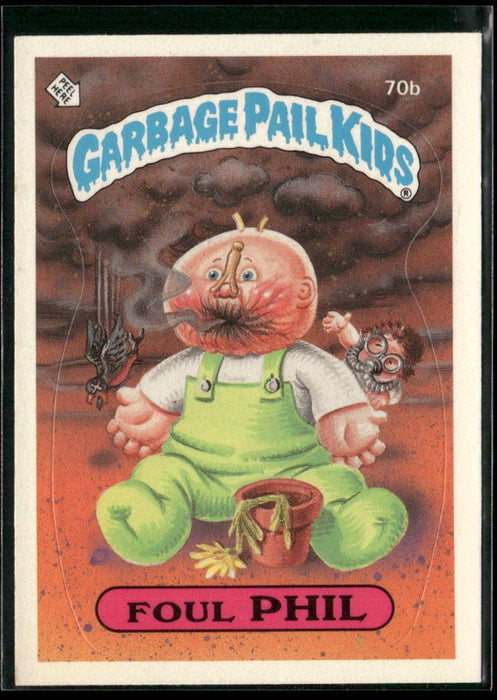 1985 Topps Garbage Pail Kids Series 2 #70b Foul Phil