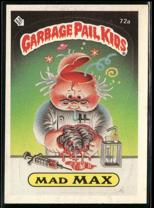 1985 Topps Garbage Pail Kids Series 2 #72a Mad Max