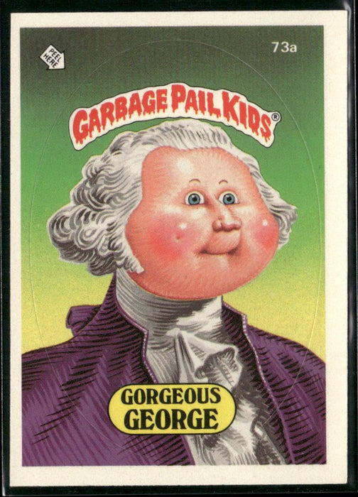 1985 Topps Garbage Pail Kids Series 2 #73a Gorgeous George