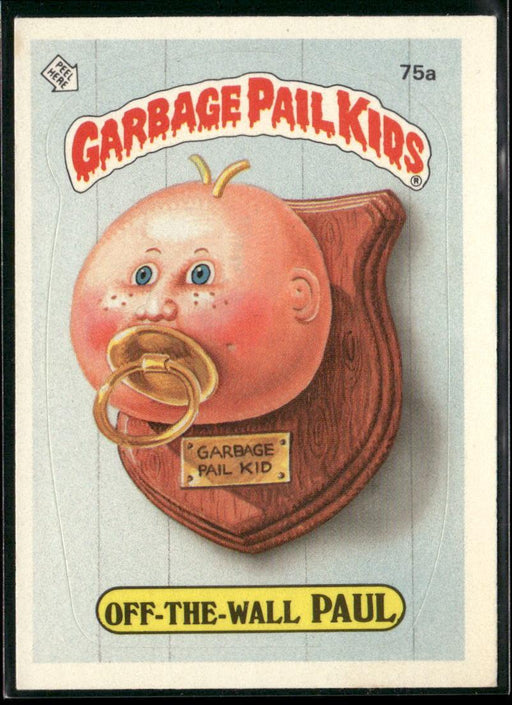 1985 Topps Garbage Pail Kids Series 2 #75a Off-the-Wall Paul