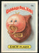 1985 Topps Garbage Pail Kids Series 2 #75b Zach Plaque