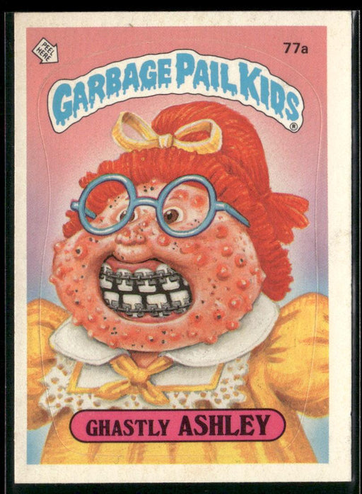 1985 Topps Garbage Pail Kids Series 2 #77a Ghastly Ashley