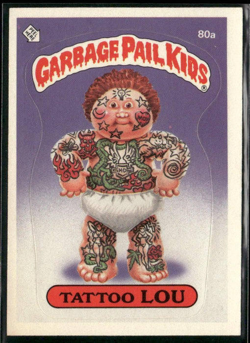 1985 Topps Garbage Pail Kids Series 2 #80a Tattoo Lou