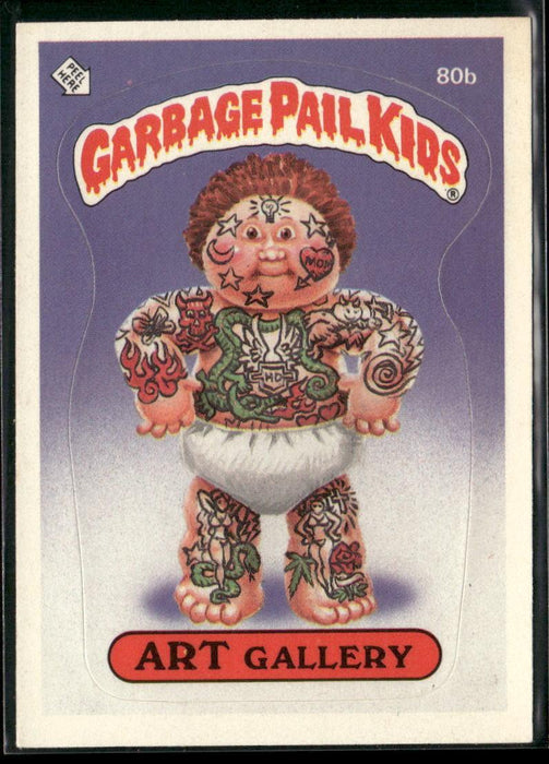 1985 Topps Garbage Pail Kids Series 2 #80b Art Gallery