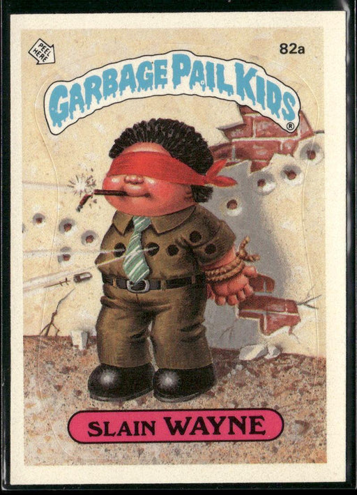 1985 Topps Garbage Pail Kids Series 2 #82a Slain Wayne