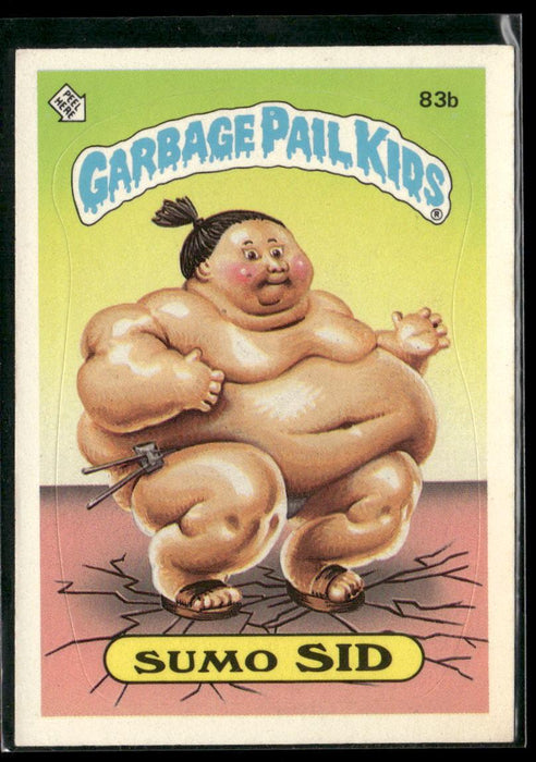 1985 Topps Garbage Pail Kids Series 2 #83b Sumo Sid