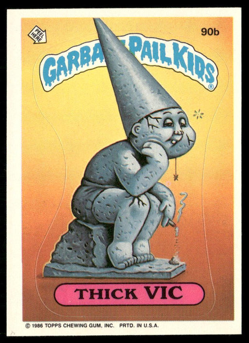 1986 Topps Garbage Pail Kids Series 3 #90b Thick Vic