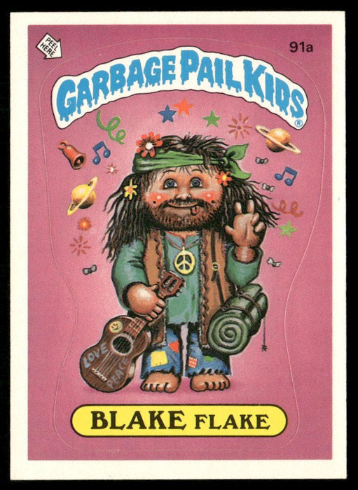 1986 Topps Garbage Pail Kids Series 3 #91a Blake Flake