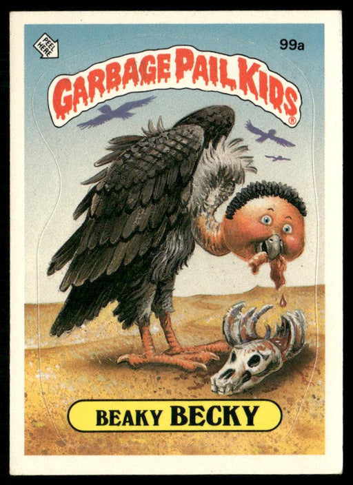 1986 Topps Garbage Pail Kids Series 3 #99a Beaky Becky