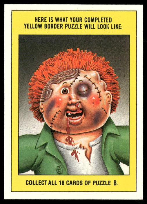 1986 Topps Garbage Pail Kids Series 3 #109b Croakin' Colin