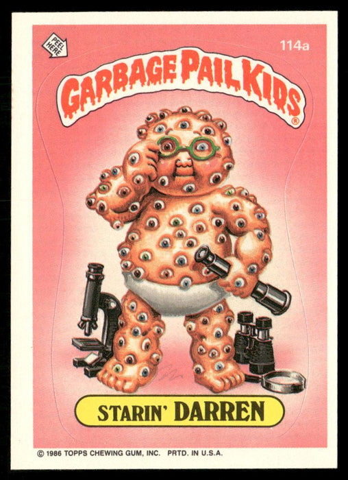 1989 Regina The Garbage Gang Series 3 #114a Starin' Darren