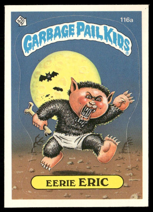 1986 Topps Garbage Pail Kids Series 3 #116a Eerie Eric