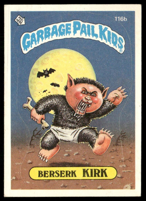 1986 Topps Garbage Pail Kids Series 3 #116b Berserk Kirk