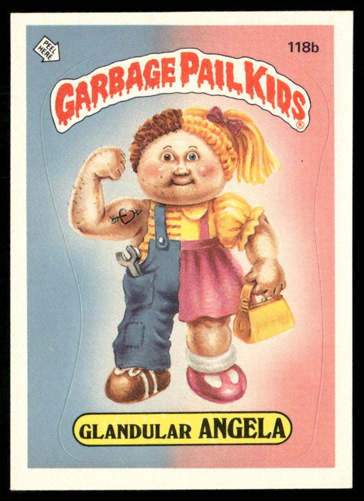 1986 Topps Garbage Pail Kids Series 3 #118b Glandular Angela