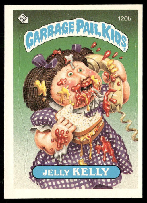 1986 Topps Garbage Pail Kids Series 3 #120b Jelly Kelly