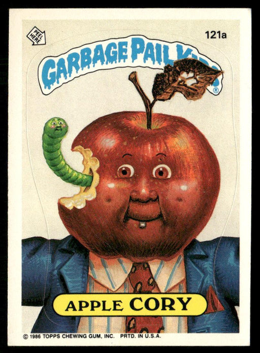 1986 Topps Garbage Pail Kids Series 3 #121a Apple Cory