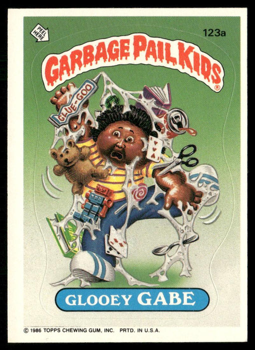 1986 Topps Garbage Pail Kids Series 3 #123a Glooey Gabe