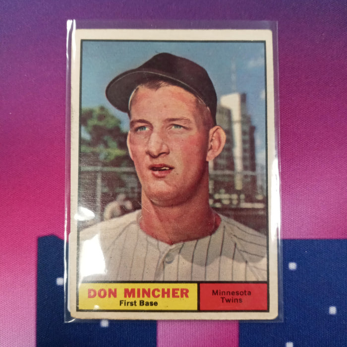 1961 Topps #336 Don Mincher