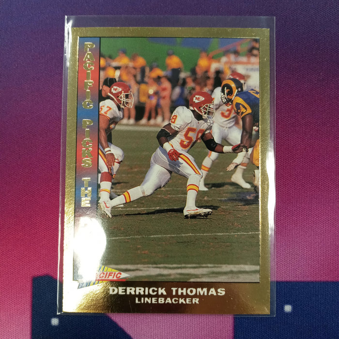 1992 Pacific Picks The Pros #5 Derrick Thomas Gold