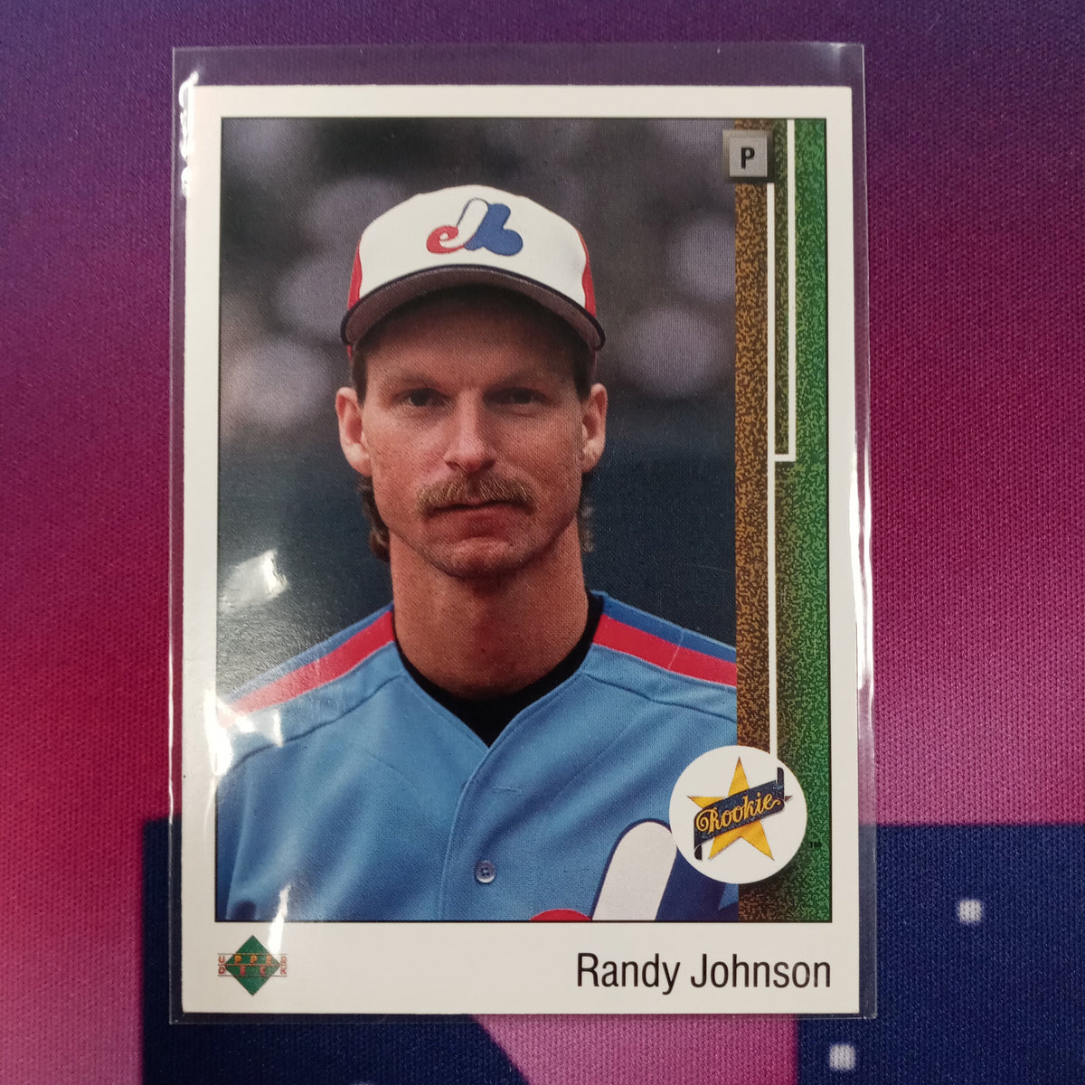 1989 Upper Deck 25 Randy Johnson RC The Nerd Mall 1989-upper-deck-25-randy-johnson-rc-the-nerd-mall