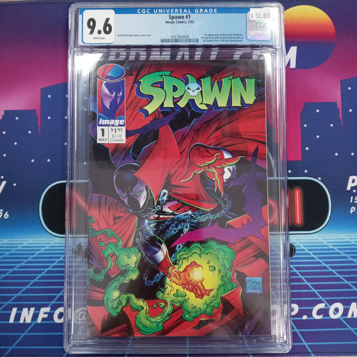 Spawn #1 CGC Graded 9.6