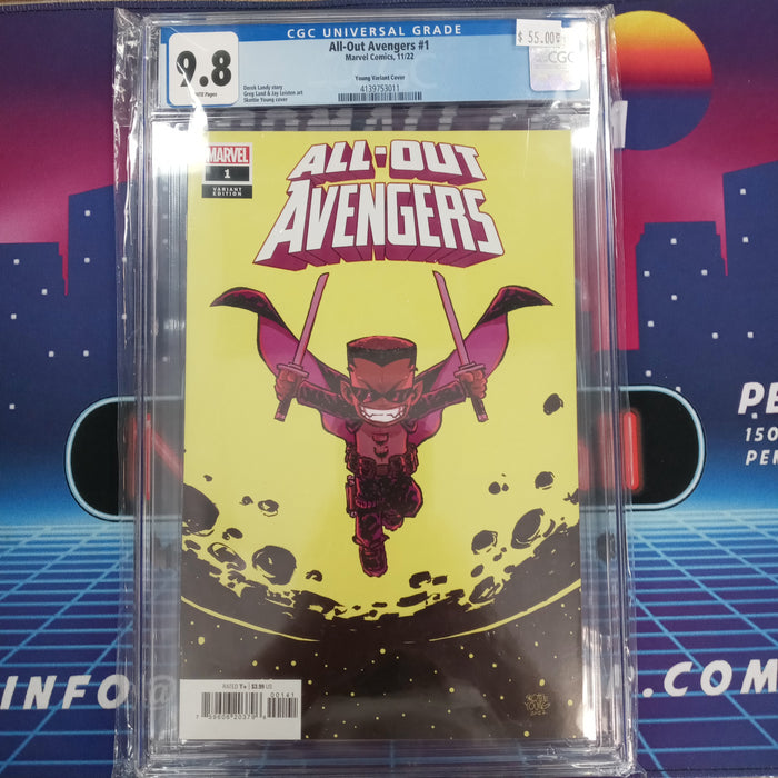 All-Out Avengers #1 (Young Variant) CGC Graded 9.8