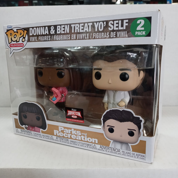 POP TV: Parks and Recreation - Donna & Ben Treat Yo'Self (2 Pack) [2022 TargetCon Excl.]