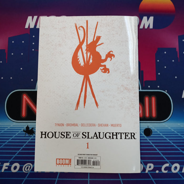 House of Slaughter #1 RI 2nd printing foil var