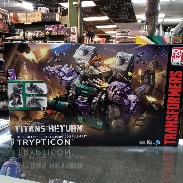 Transformers Titans Return Decepticon Necro & Decepticon Full-Tilt Trypticon