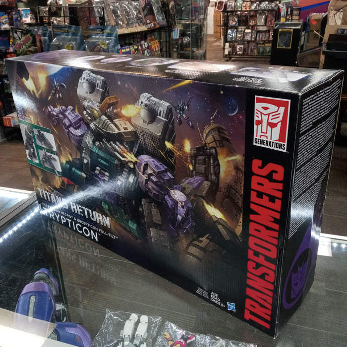 Transformers Titans Return Decepticon Necro & Decepticon Full-Tilt Trypticon