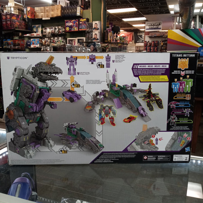 Transformers Titans Return Decepticon Necro & Decepticon Full-Tilt Trypticon