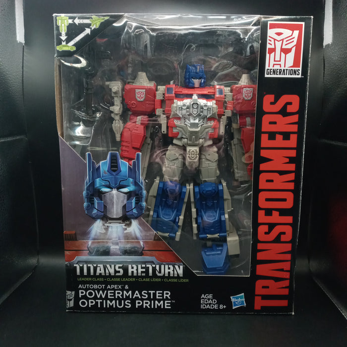 Transformers Titans Return Autobot Apex & Powermaster Optimus Prime