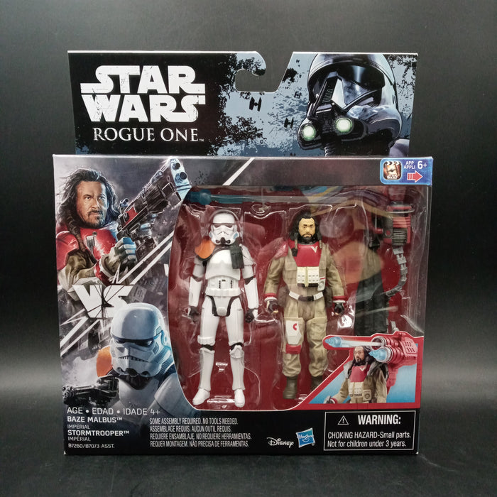 Star Wars Rouge One Baze Malbus & Imperial Stormtrooper