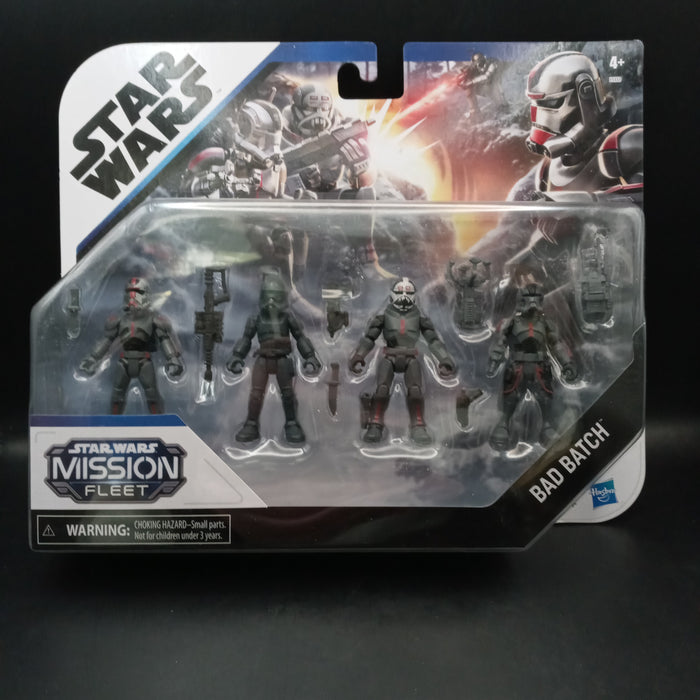 Star Wars Mission Fleet Clone Commando Clash 2.5-Inch-Scale Action Figure 4-Pack