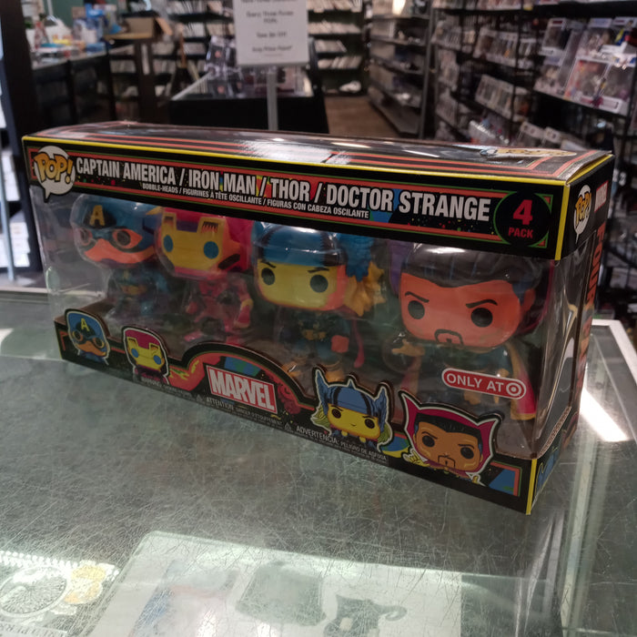 POP Marvel: Captain America/Iron Man/Thor/Doctor Strange 4-Pack [Target Excl.]